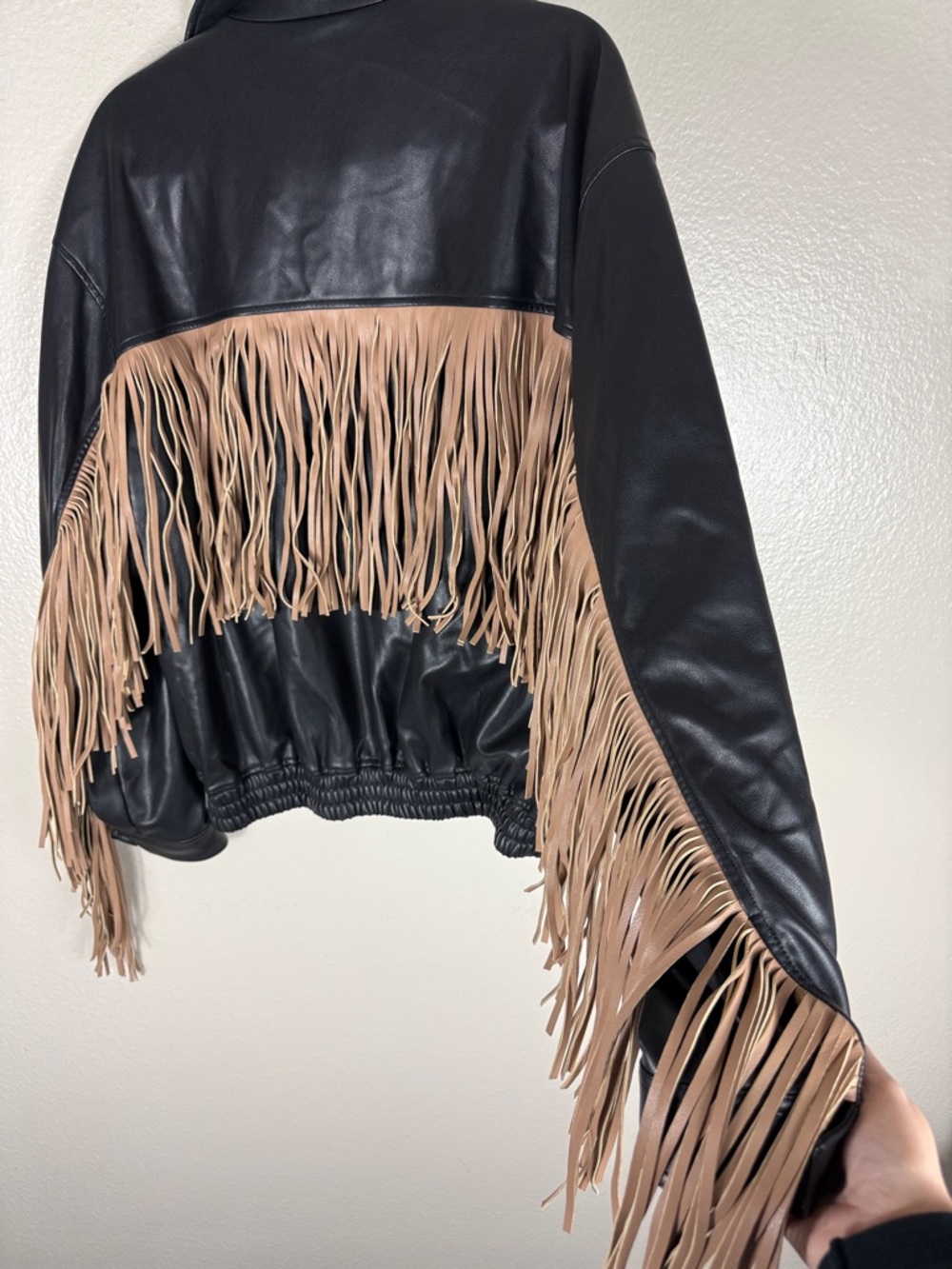 Lovers and Friends Sanna Faux Leather Jacket in Black - Picture 7 of 7